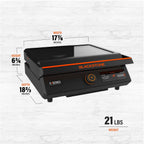 17" Electric Tabletop Griddle