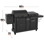 22" XL Griddle Pellet Grill Combo