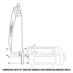 22" Griddle Hood
