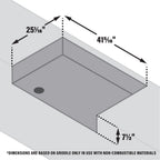 36" Drop-in Griddle with Hood