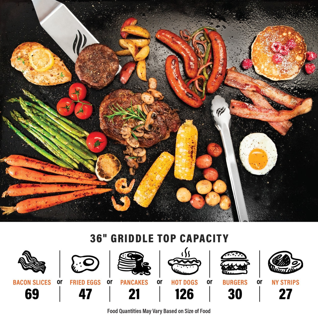 36” Griddle with Hood (Natural Gas)