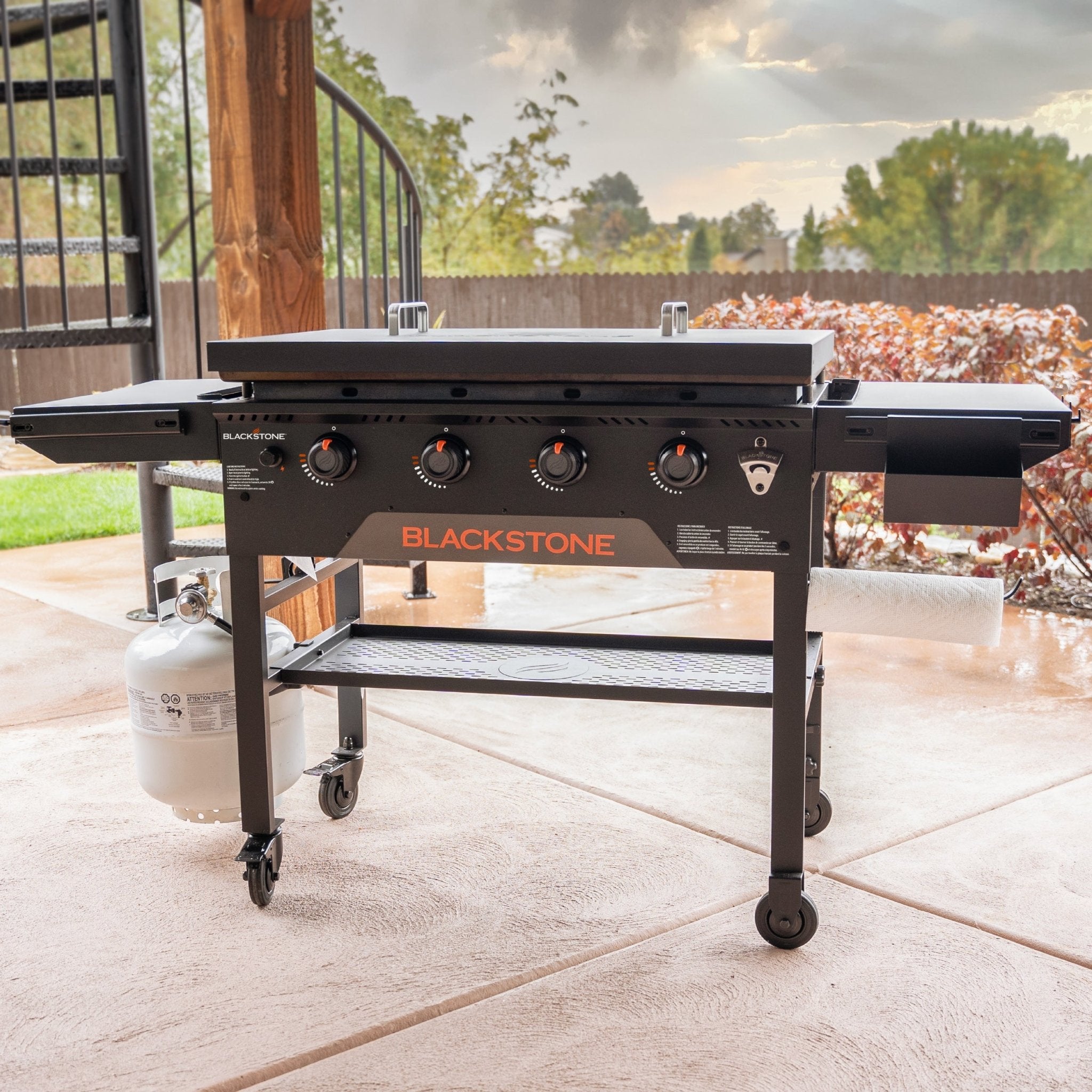 36" Griddle with Hard Cover
